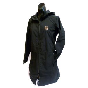 Women's Black Hooded Coat